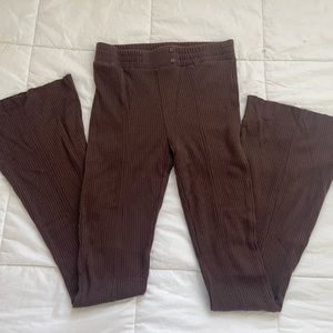 Out From Under Nikki Ribbed Flare Pant in Size S (Urban Outfitters)